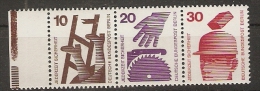 Germany (Berlin) 1972  MH.8  (**) MNH  Mi.W 47 - Se-Tenant