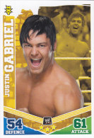 Carte CATCH SLAM ATTAX MAYHEM NXT JUSTIN GABRIEL - Trading Cards