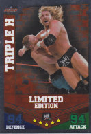 Carte CATCH SLAM ATTAX MAYHEM RAW LIMITED EDITION TRIPLE H - Trading Cards