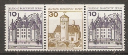 Germany (Berlin) 1980  MH.11  (**) MNH  Mi.W 69 - Se-Tenant