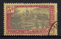 MONACO, YVERT 101 CANCELADO, AÑO 1924-1933, PUERTO DE MÓNACO - Autres & Non Classés