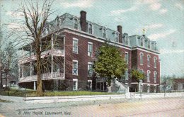 Leavenworth KS St Johns Hospital 1910 Postcard - Other & Unclassified