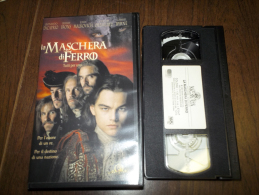 Alt304 VHS La Maschera Di Ferro, Leonardo Di Caprio Attore, I Moschettieri Del Re, Avventura, 1997 - Action, Adventure