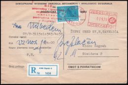 Yugoslavia 1983, Registred Official Cover - Briefe U. Dokumente