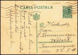 Romania 1938, Postal Stationery Cluj To Wien - Marcophilie