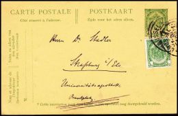 Belgium 1911, Uprated Postal Stationery - Kartenbriefe