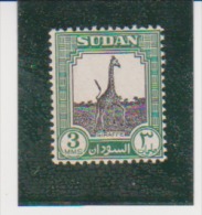 Giraffe Sudan Scott # 100 MNH Catalogue $9.75 - Giraffen