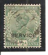 India Inglesa -  Nº Yvert  Servicio-78 (usado) (o) - 1911-35 King George V