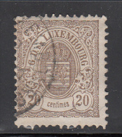 Luxembourg  Scott No. 45  Used  Year 1881 - 1882 Allégorie