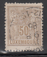 Luxembourg  Scott No. 57 Used  Year 1882 - 1882 Allegory