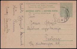 Yugoslavia 1927, Postal Stationery Smederevska Palanka To Beograd - Briefe U. Dokumente