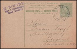 Yugoslavia 1926, Postal Stationery Vrsac To Beograd - Lettres & Documents