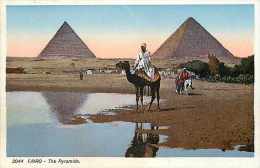 Egypte - Ref A288-  Les Pyramides -photographes Lehnert Et Landrock -succ Cairo  - Carte Bon Etat   - - Piramiden