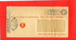 SUISSE HELVETIA 1 MAI 1945 CONTROLE POSTAL MILITAIRE ZURICH - Briefe U. Dokumente