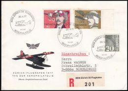 Switzerland 1977, Registred Cover Zurich To Nordlingen - Briefe U. Dokumente