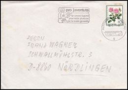 Switzerland 1977, Registred Cover Autimbil Postoffice To Nordlingen - Briefe U. Dokumente