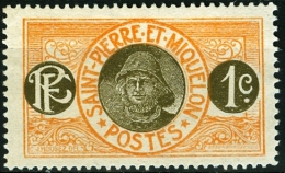 ST. PIERRE MIQUELON, COLONIA FRANCESE, FRENCH COLONY, 1909,  NUOVO, (MNG), Mi 73, Scott 79, YT 78 - Ongebruikt