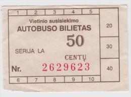 Lithuania Kaunas   Bus Tickets - Europa