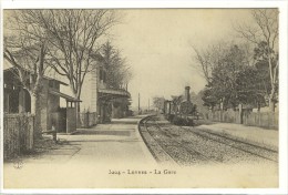 Carte Postale Ancienne Luynes - La Gare - Chemin De Fer - Luynes