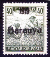 YUGOSLAVIA - UNGARN - CROATIA - BARANYA  - II Typ Ovpt. - **MLH - 1919 - Unused Stamps