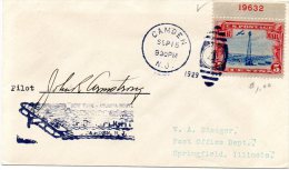 Frist Flight  Camden NJ1929 Air Mail Cover - 1c. 1918-1940 Lettres