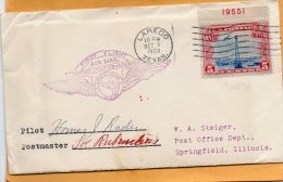 Frist Flight St Petersburg FL 1929 Air Mail Cover - 1c. 1918-1940 Briefe U. Dokumente