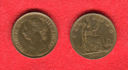 GRANDE BRETAGNE - GREAT BRITAIN - UNITED KINGDOM - VICTORIA - FARTHING 1894 - HIGH GRADE - Other & Unclassified