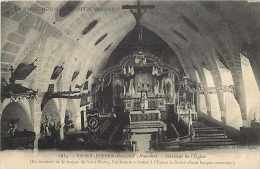 Manche -ref A499- Saint Pierre Eglise -st Pierre Eglise - Interieur De L Eglise -carte Bon Etat - - Saint Pierre Eglise