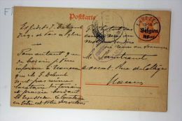 Belgium: Postcard , Mi P10 II, - OC1/25 Generaal Gouvernement