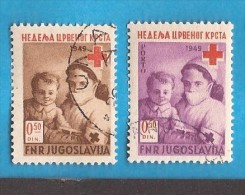 1949  X    JUGOSLAVIJA CROCE ROSSA MEDICINA NURSE INFERMIERE CHILDREN    USED - Usados