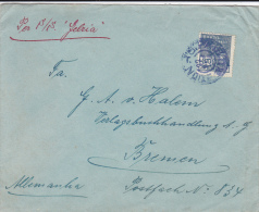 BRASIL - 1926 - ENVELOPPE De SAO PAULO Pour BREMEN (GERMANY) Par PAQUEBOT SS "ZELRIA" - Lettres & Documents