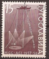 1958 X 869  JUGOSLAVIJA GEOPHYSIKA USED FAUNA NAVI - Gebruikt