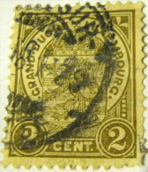 Luxembourg 1906 Arms 2c - Used - 1907-24 Ecusson