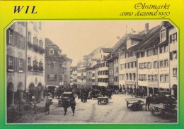 WIL  OBSTMARKT ANNO DAZUMAL 1930 - Wil