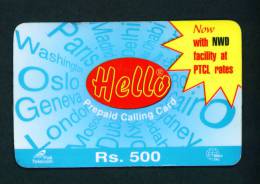 PAKISTAN - Remote Phonecard As Scan - Pakistan