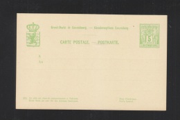 Luxemburg GSK  5 C. Allegorie Ungebraucht - Stamped Stationery