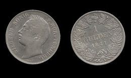 ALLEMAGNE . WURTTEMBERG . WILHELM I . 1 GULDEN . 1841 . - Sammlungen