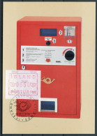 1984 Iceland Frama Post Machine Maxi Card - Briefe U. Dokumente