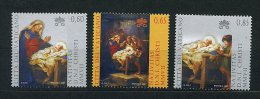 Vatican ** N° 1451 à 1453- Noël Peintures - Unused Stamps