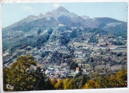 CP Allemont Panorama La Grande Lance Voyagé  1978 Timbre Cachet Flamme Vallée De Eau Olle - Allemont