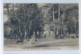 FORET DU GAVRE - LE ROND-POINT UN JOUR DE CHASSE - Le Gavre