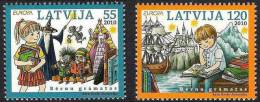 EUROPA - 2010 //  LETTONIE  // 2 V NEUFS ** (MNH Set)  Livres Pour Enfants. - 2010