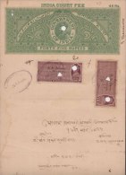 Br India King George V, Fiscal, Revenue, Court Fee, Stamp Paper, Rupees 45, Used, Inde Indien - 1911-35  George V