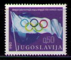 YUGOSLAVIA 1980 - SEMANA OLIMPICA - YVERT Nº  1738 - Unused Stamps