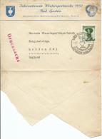 1952 Special Envelope And Postmark Shown Opened Out Addressed To Harrods London England - Lettres & Documents