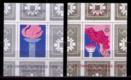 YUGOSLAVIA 1984 - JUEGOS OLIMPICOS DE SARAJEVO - YVERT BLOCKS Nº 23+24 - Winter 1984: Sarajevo