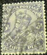 India 1911 King George V 3p - Used - 1911-35  George V