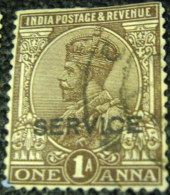 India 1911 King George V 1a Service - Used - 1911-35  George V