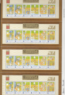 Alderney MNH Scott #175a Uncut Sheet Of 4 Souvenir Sheets Alderney Golf Club Signed By Designer No. 307/2000 - Alderney