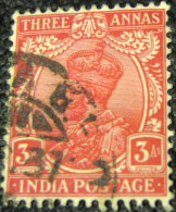 India 1911 King George V 3a - Used - 1911-35  George V